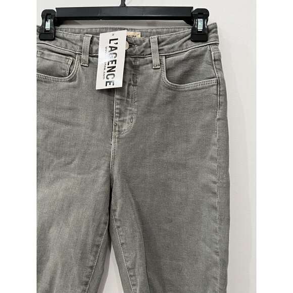 NWT L'AGENCE Size 26 High Line HighRise Distressed Stretch Skinny Jeans MSRP$275 - Picture 13 of 13